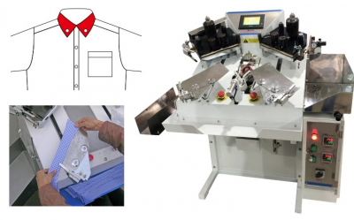 Автомат для высечки, выворачивания и прессования уголков воротника рубашек MAICA MC-80